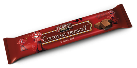 Čertovské trubičky ®™  čokoládové 38g.