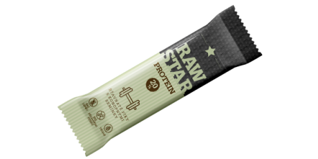 RAW STAR PROTEIN - šťavnaté fíky s konopnými semínky + KONOPNÝ PROTEIN 45g./20ks
